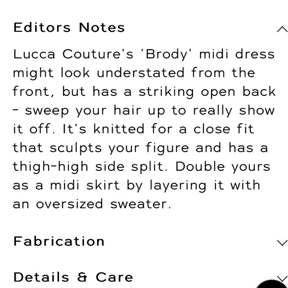 Knit Dress- size Large - Sage Green - New - Luca Couture - Picture 8 of 8